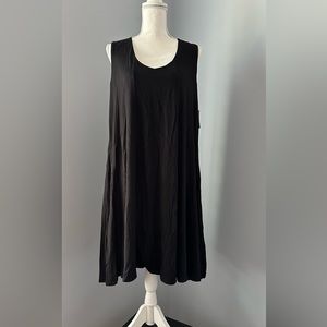WORKSHOP Republic Clothing Cut and Sew Black Sleeveless Dress Size Large NWT